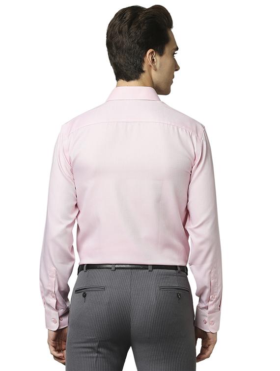 pink solid formal shirt - 18185857 - Standard Image - 2