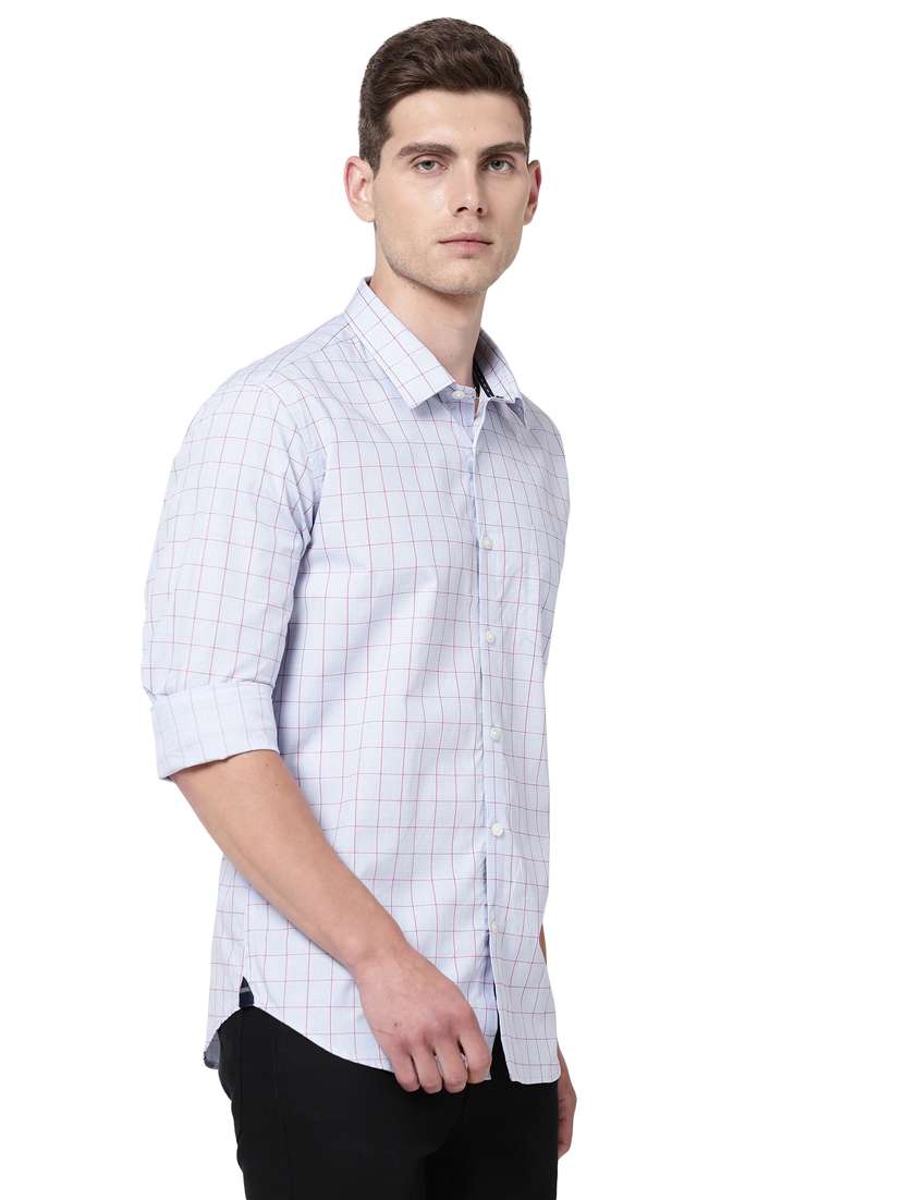 blue checkered formal shirt - 18186743 -  Standard Image - 2