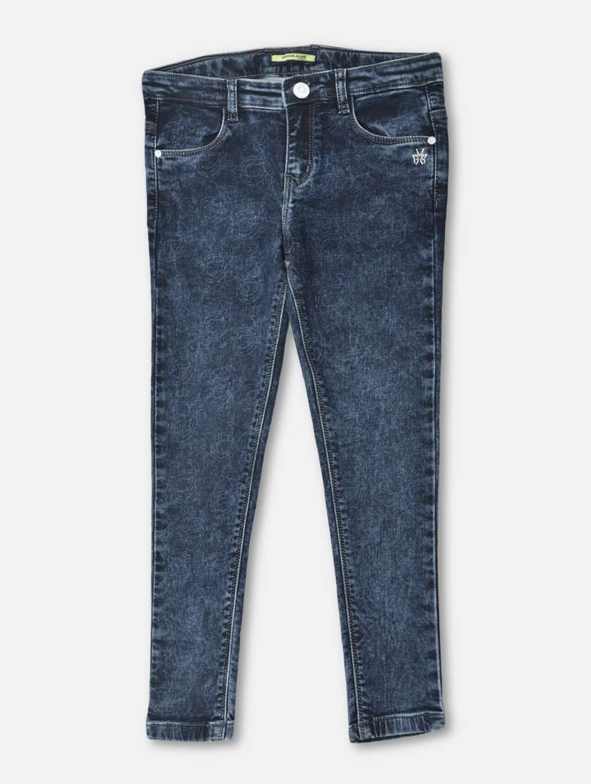 girls plain skinny fit jean