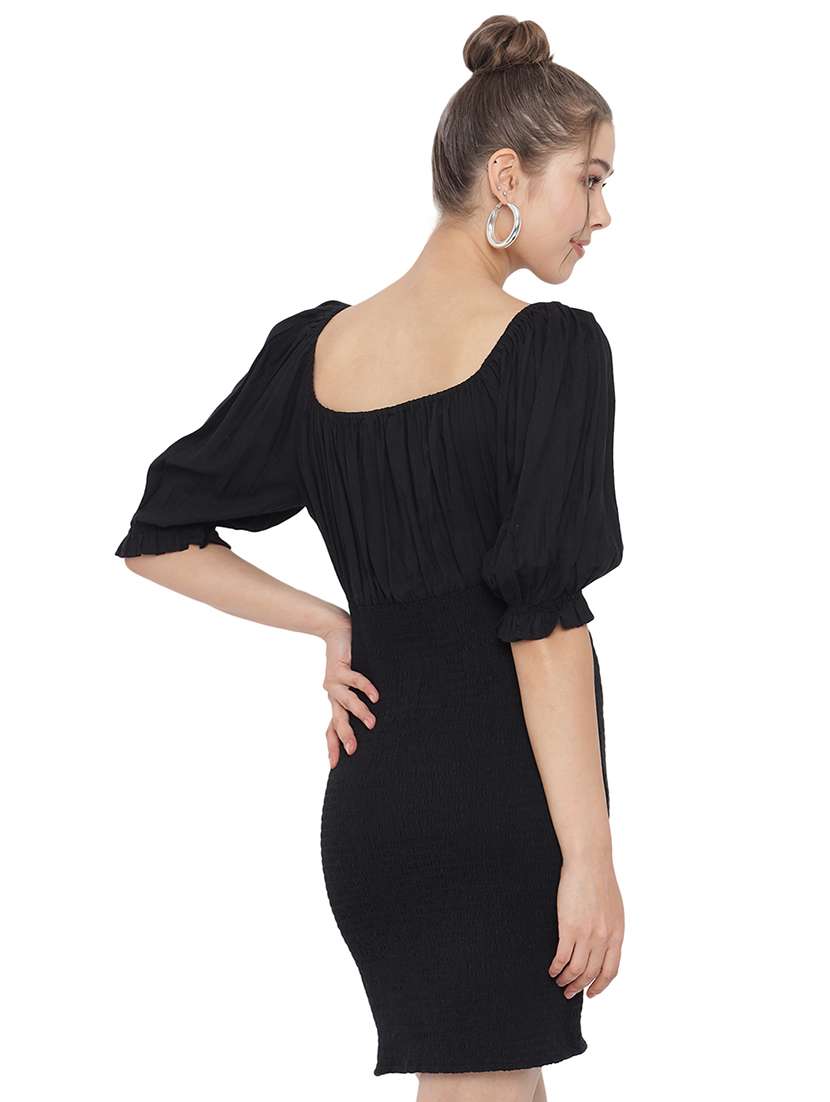 women's bodycon solid dress - 18187316 -  Standard Image - 2