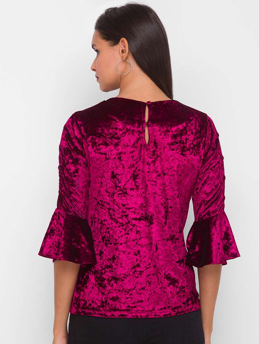 women's a line round neck top - 18187813 -  Standard Image - 2