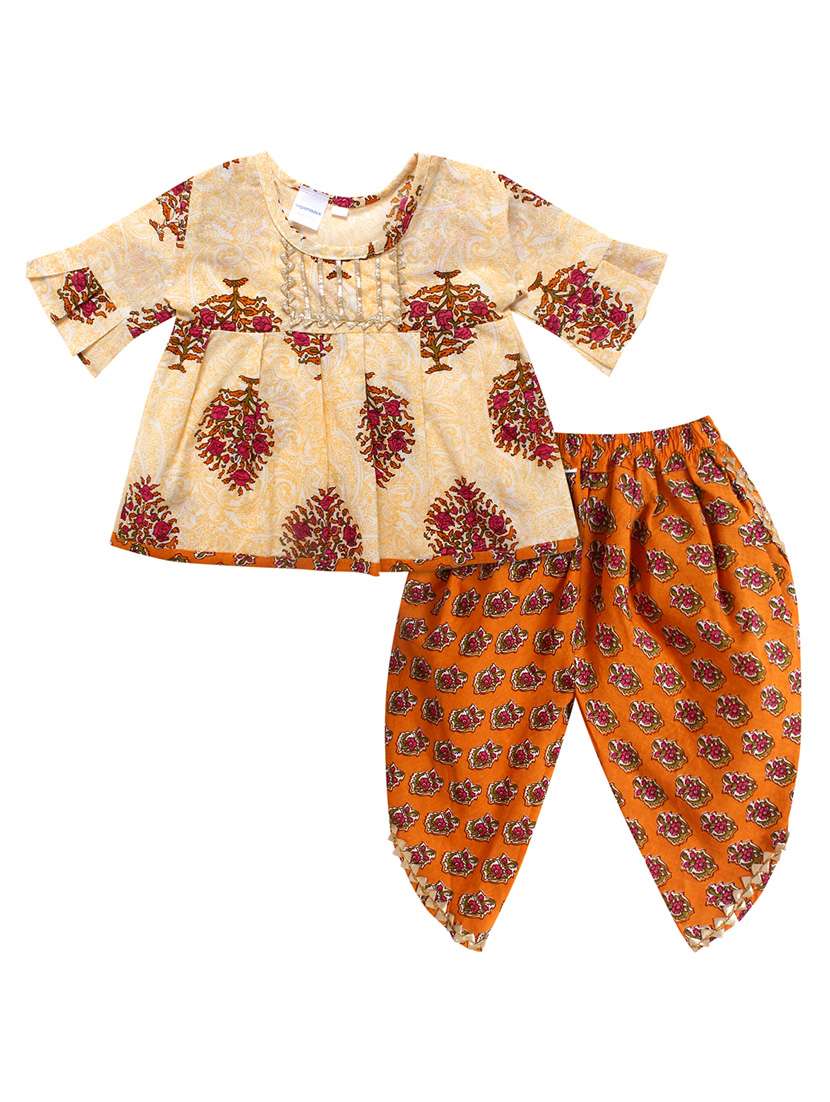 printed kurta salwar suit set