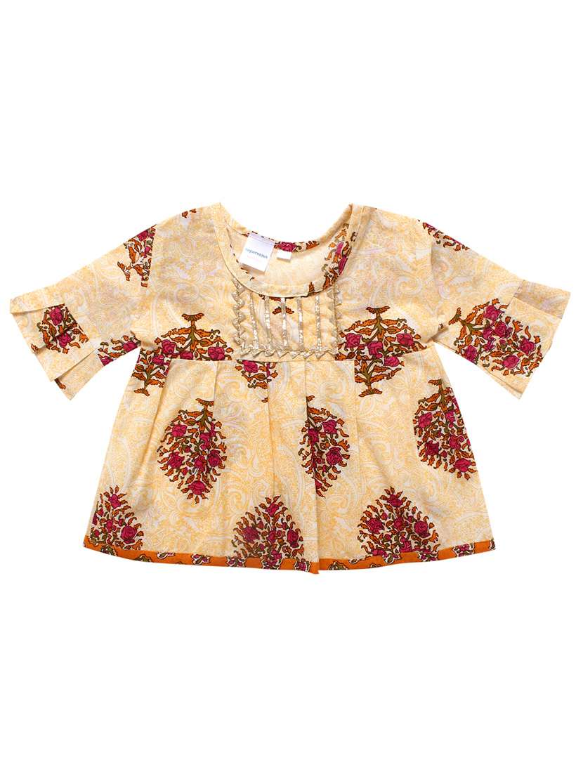 printed kurta salwar suit set - 18188586 -  Standard Image - 2