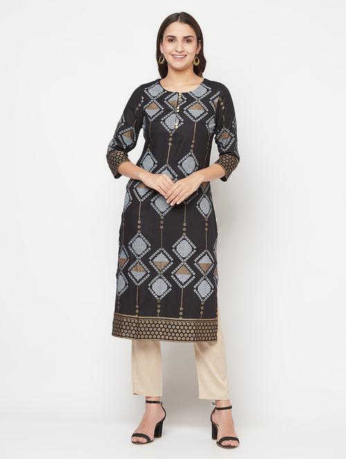 women's straight kurta - 18192074 -  Standard Image - 0