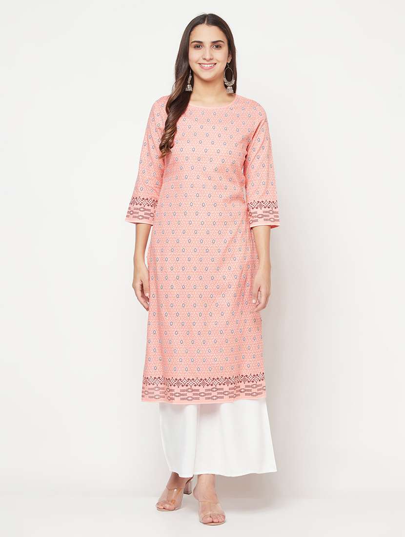 women's straight kurta - 18192081 - Zoom Image - 0