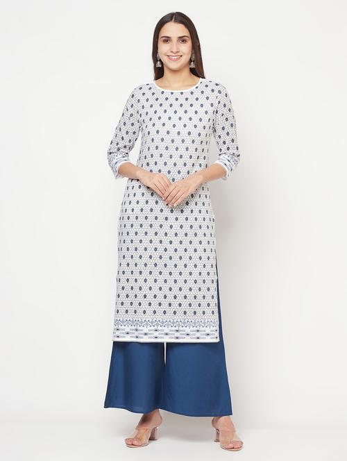 women's straight kurta - 18192083 -  Standard Image - 0