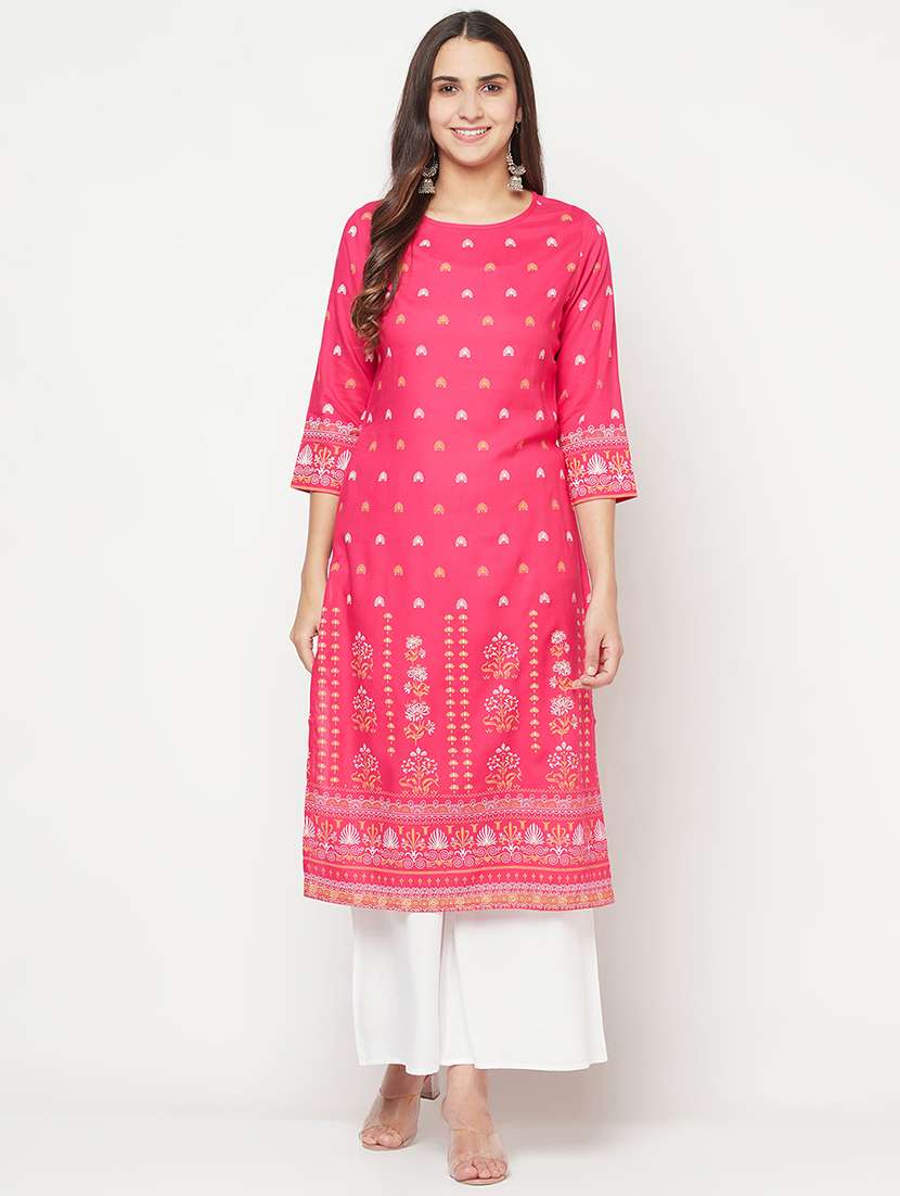 women's straight kurta - 18192089 -  Zoom Image - 0