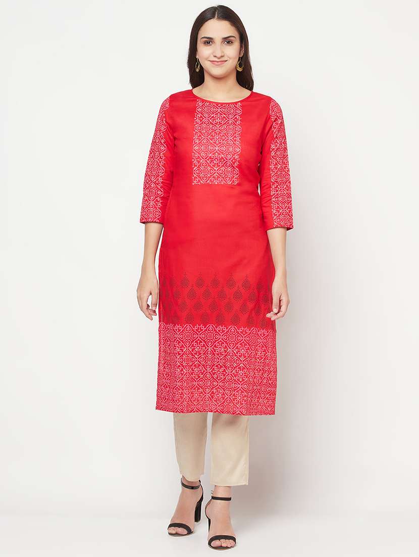women's straight kurta