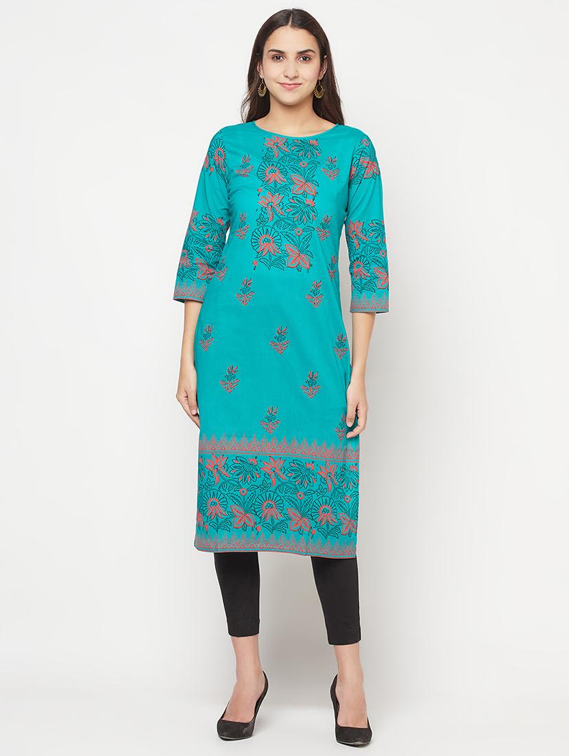 women's straight kurta - 18192092 - Zoom Image - 0