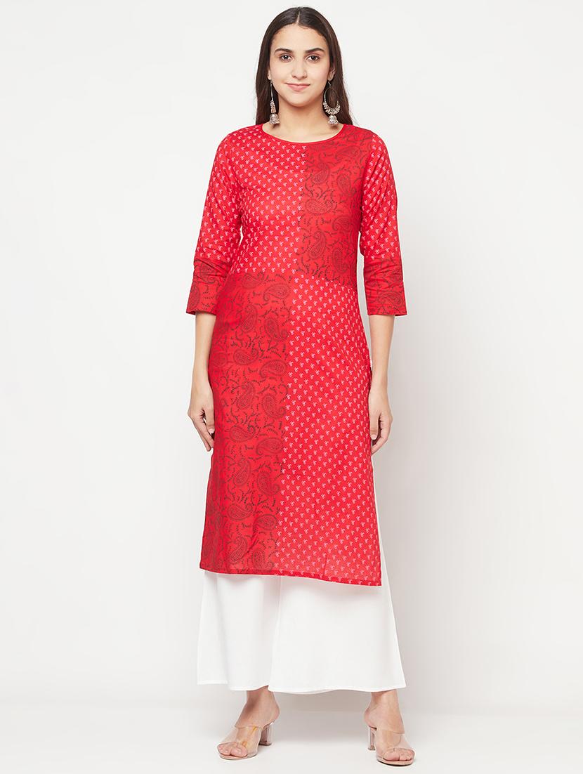 women's straight kurta - 18192099 - Zoom Image - 0