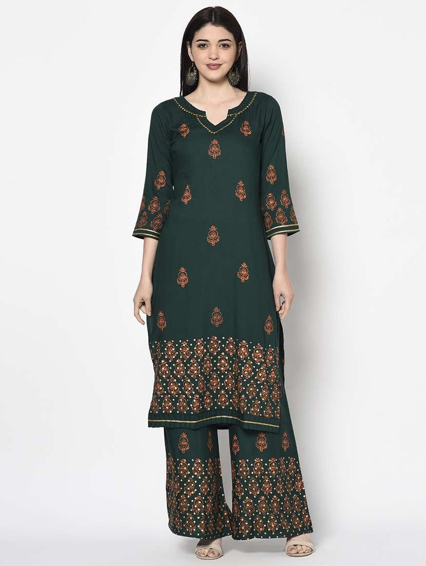 aniyah women kurta and palazzo set 