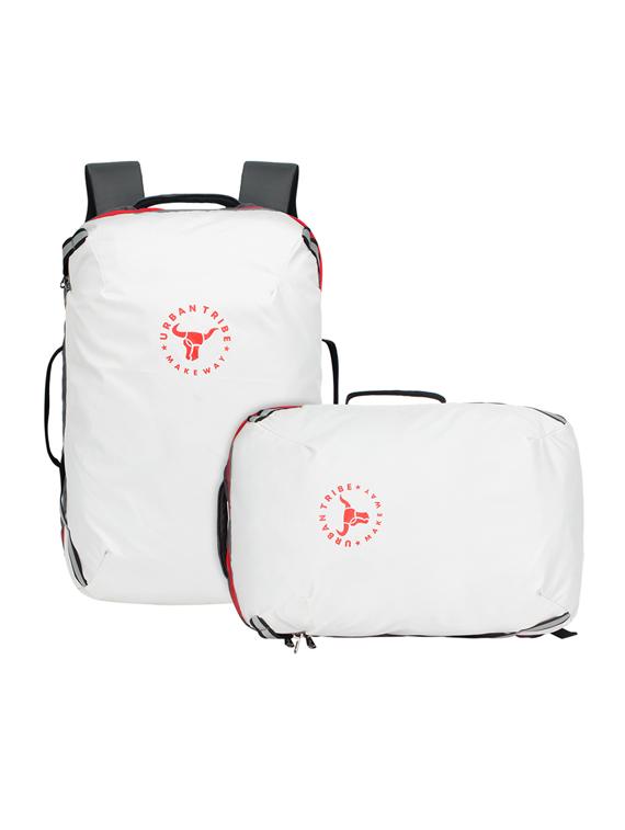 white polyester laptop backpack - 18194426 - Zoom Image - 0