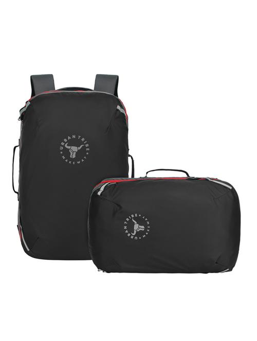 black polyester laptop backpack - 18194427 - Standard Image - 0