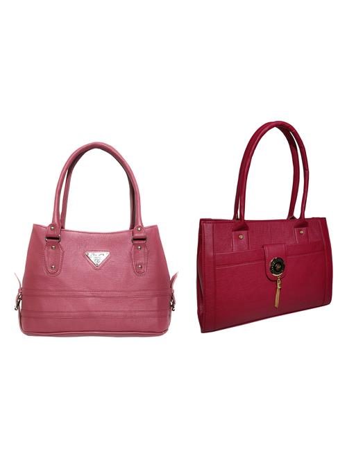 multi colored leatherette (pu) combo handbag - 18196698 - Standard Image - 0