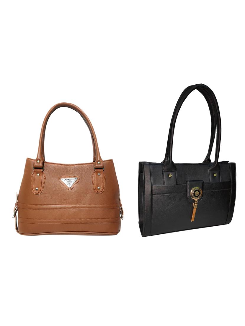 multi colored leatherette (pu) combo handbag - 18196705 -  Zoom Image - 0