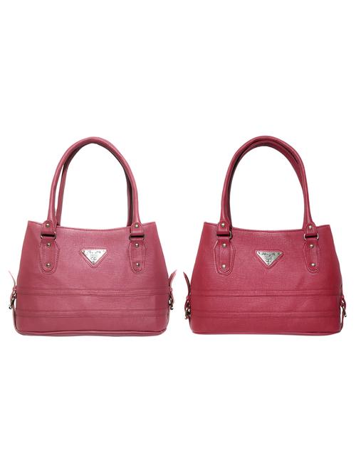 multi colored leatherette (pu) combo handbag - 18196713 -  Standard Image - 0