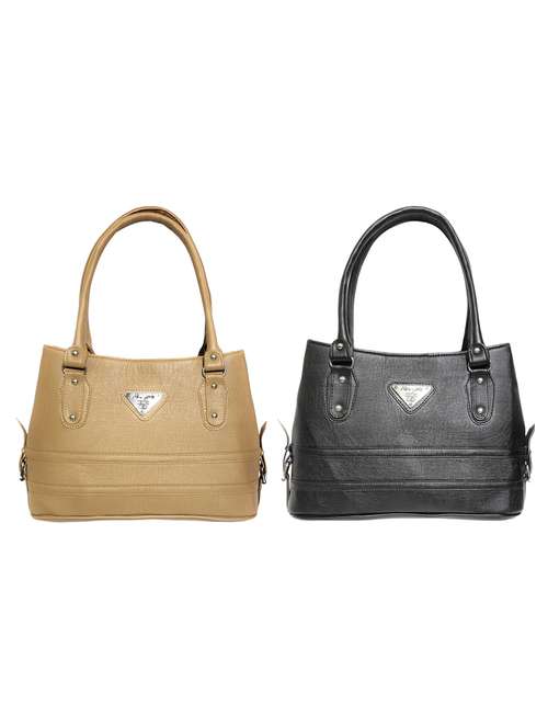 multi colored leatherette (pu) combo handbag - 18196719 -  Standard Image - 0