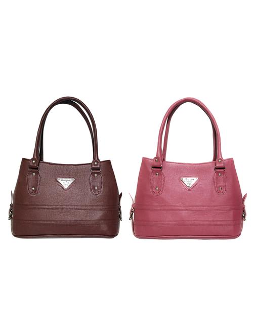 multi colored leatherette (pu) combo handbag - 18196721 -  Standard Image - 0
