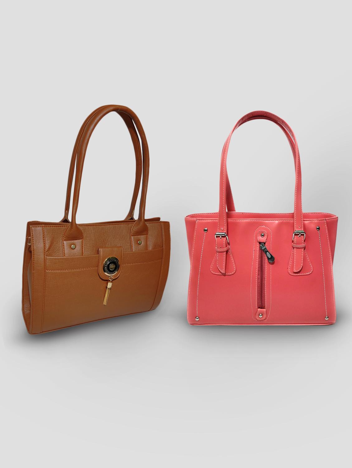 multi colored leatherette (pu) combo handbag - 18196824 - Zoom Image - 0