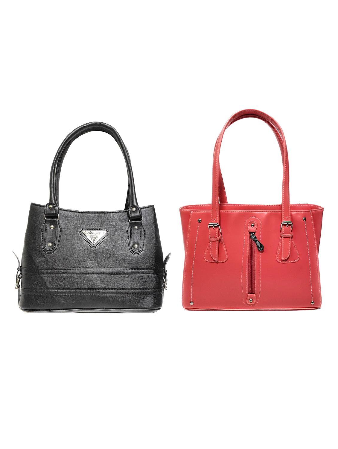 multi colored leatherette (pu) combo handbag - 18196935 -  Zoom Image - 0