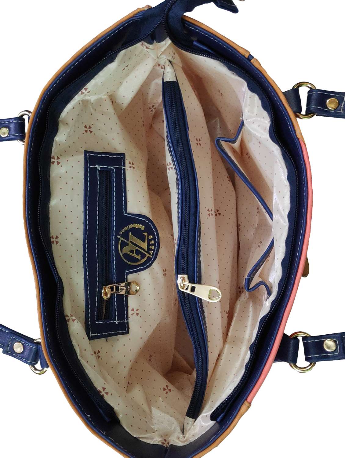 multi colored leatherette (pu) combo handbag - 18197034 -  Standard Image - 2