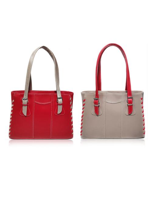 multi colored leatherette (pu) combo handbag - 18197245 -  Standard Image - 0