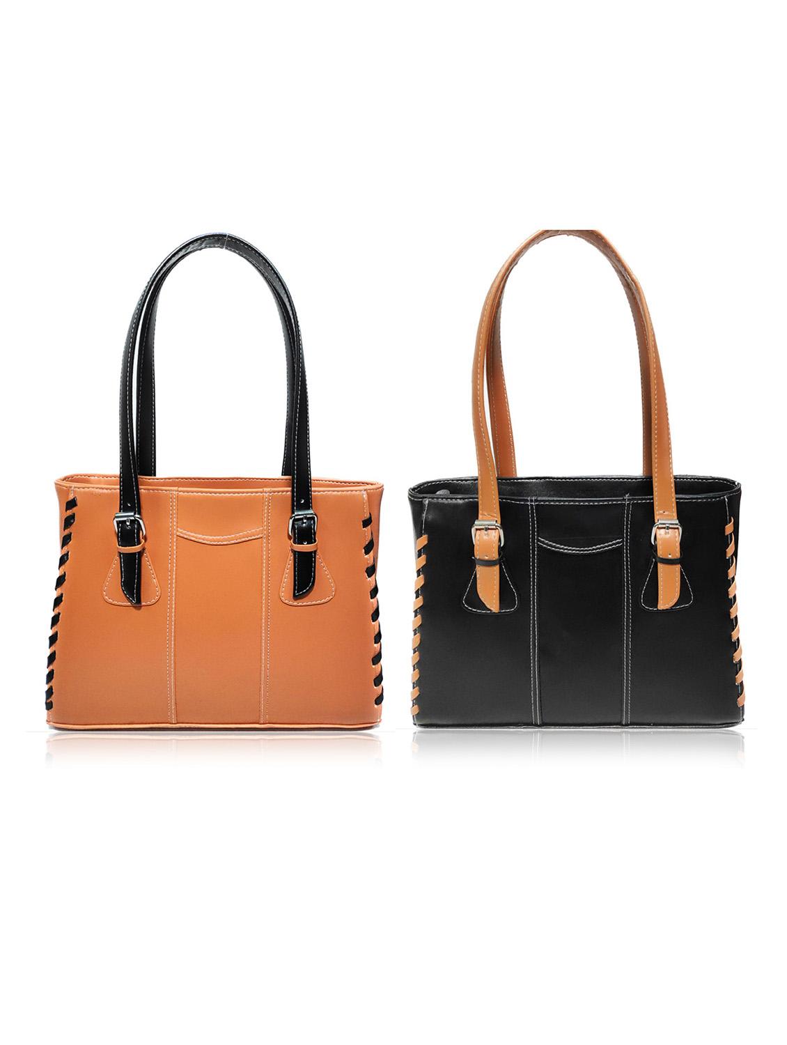 multi colored leatherette (pu) combo handbag - 18197250 -  Zoom Image - 0
