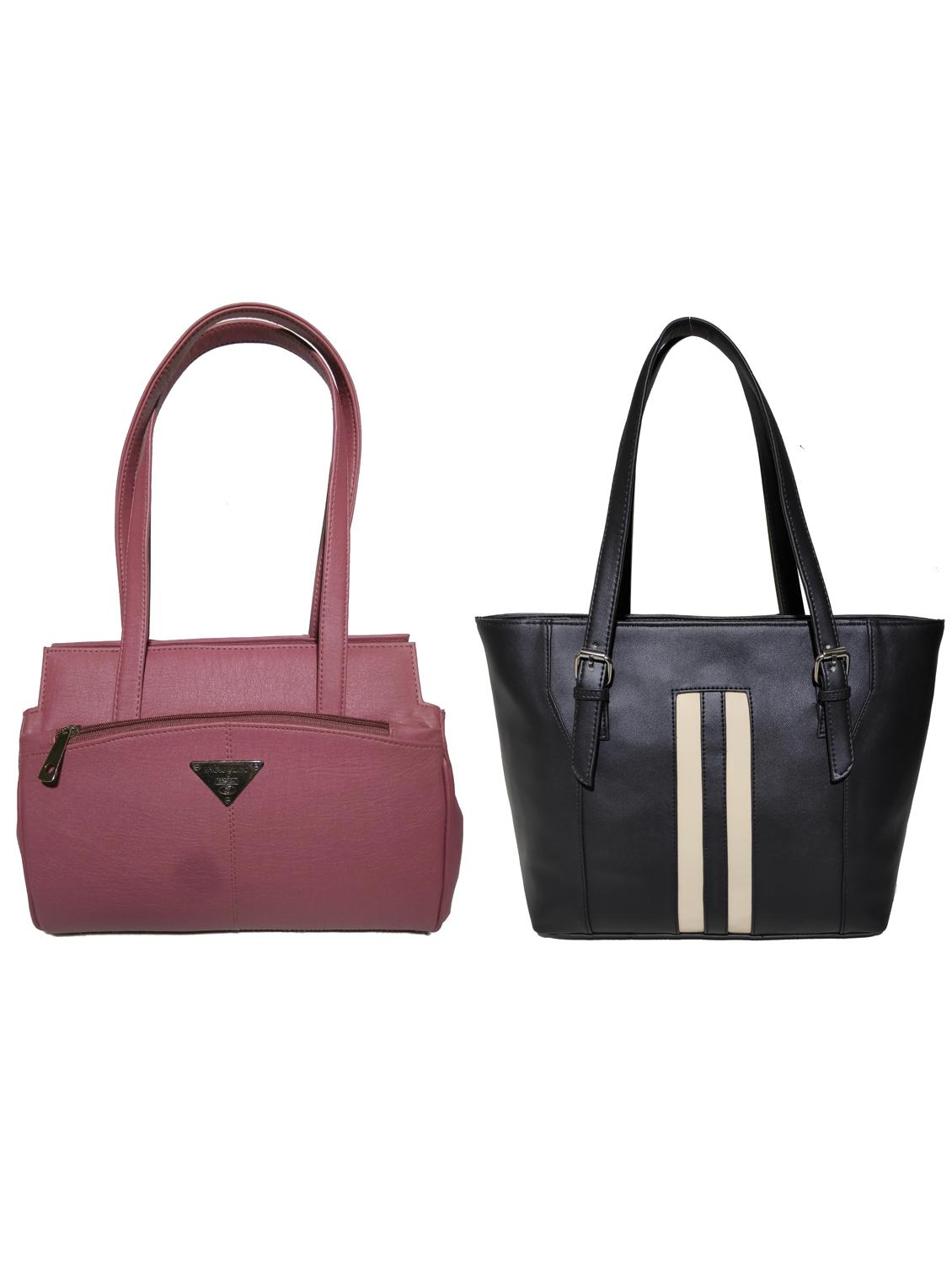 multi colored leatherette (pu) combo handbag - 18197275 -  Zoom Image - 0