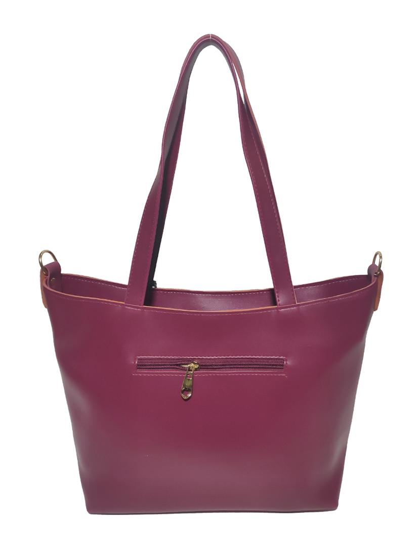 multi colored leatherette (pu) combo handbag - 18197660 - Standard Image - 2