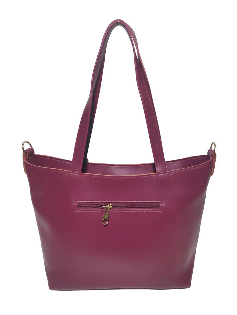 multi colored leatherette (pu) combo handbag - 18197664 -  Standard Image - 2