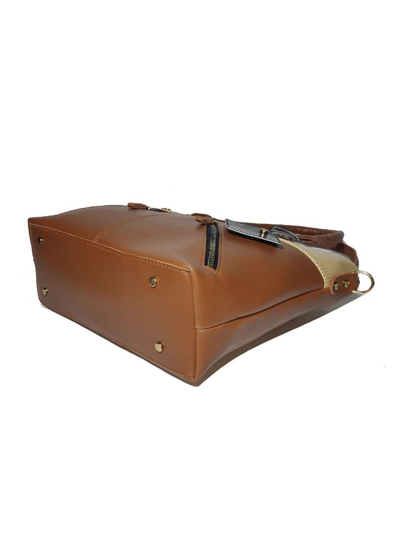 multi colored leatherette (pu) combo handbag - 18197713 - Standard Image - 2