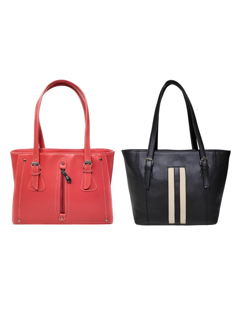 multi colored leatherette (pu) combo handbag - 18197758 - Zoom Image - 0