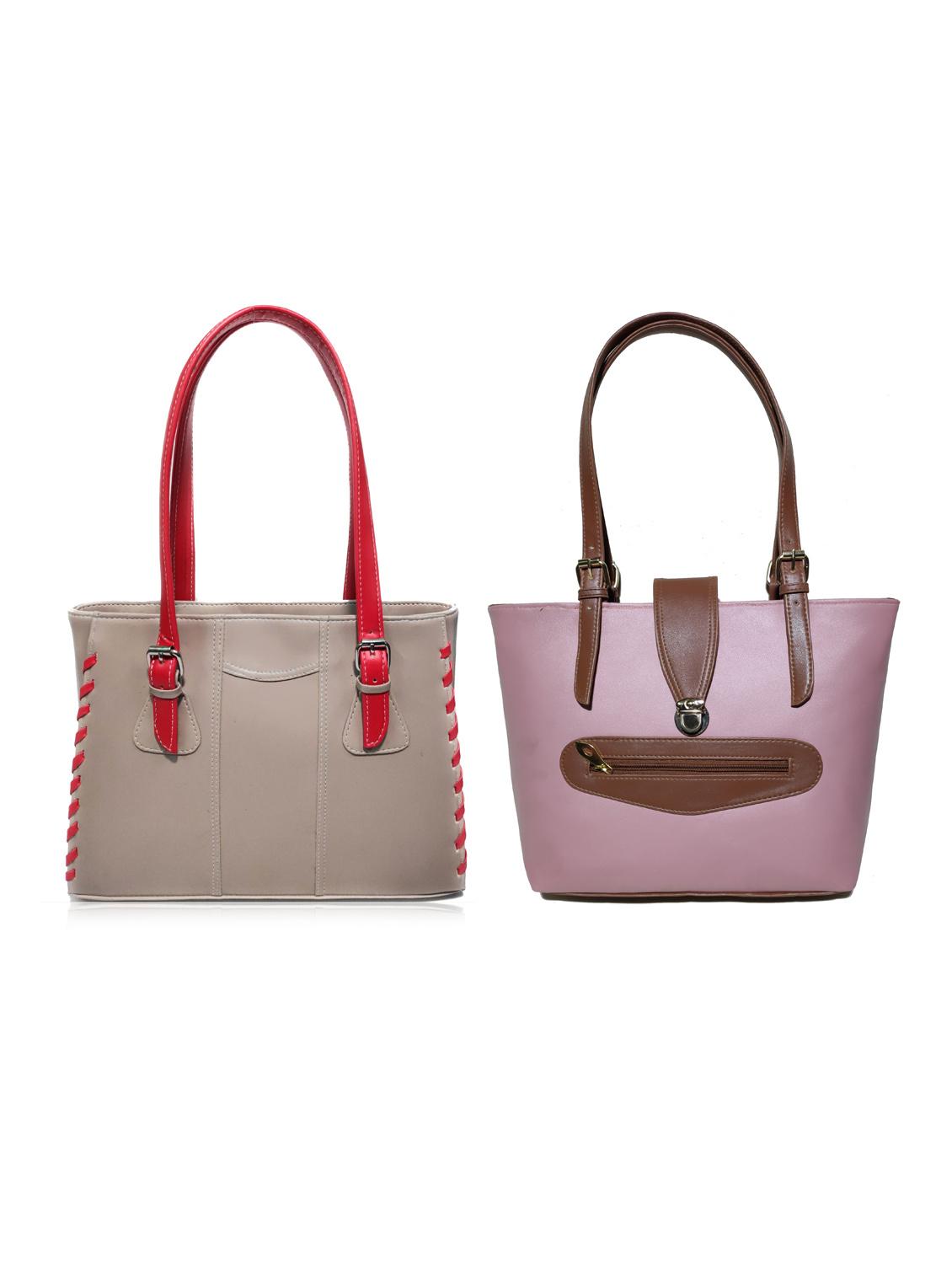 multi colored leatherette (pu) combo handbag - 18197874 - Zoom Image - 0