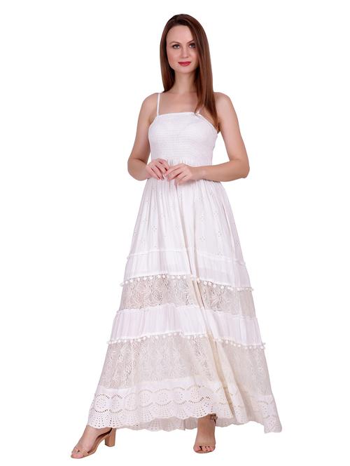women's tiered dress self design dress - 18197953 - Standard Image - 0