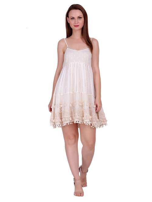 beige solid tunic - 18197957 - Standard Image - 0