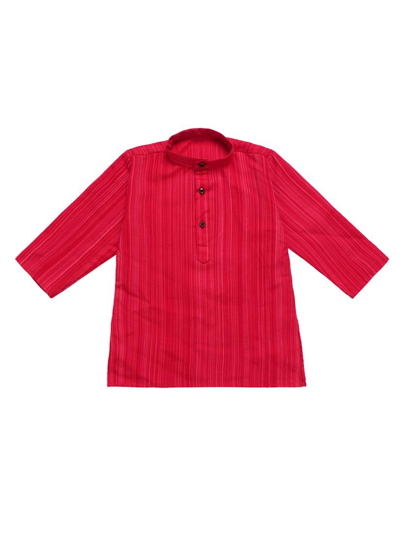 red striped kurta set - 18198020 - Standard Image - 2