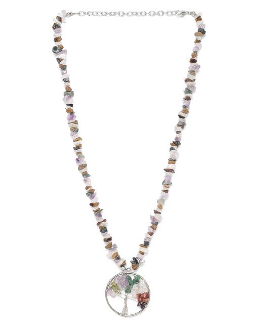 multi colored metal necklace - 18199012 -  Standard Image - 0