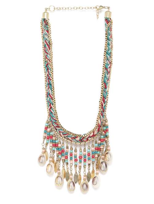 green wool short necklace - 18199013 -  Standard Image - 0