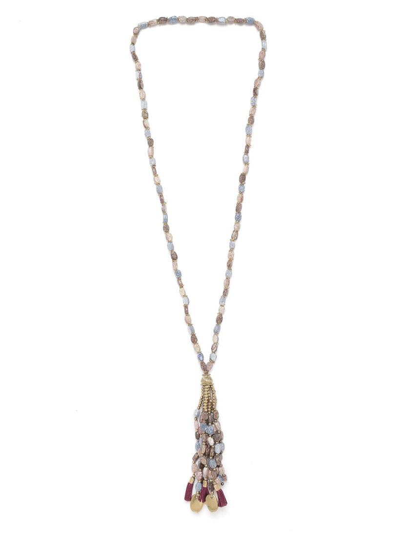 brown metal necklace - 18199024 - Zoom Image - 0