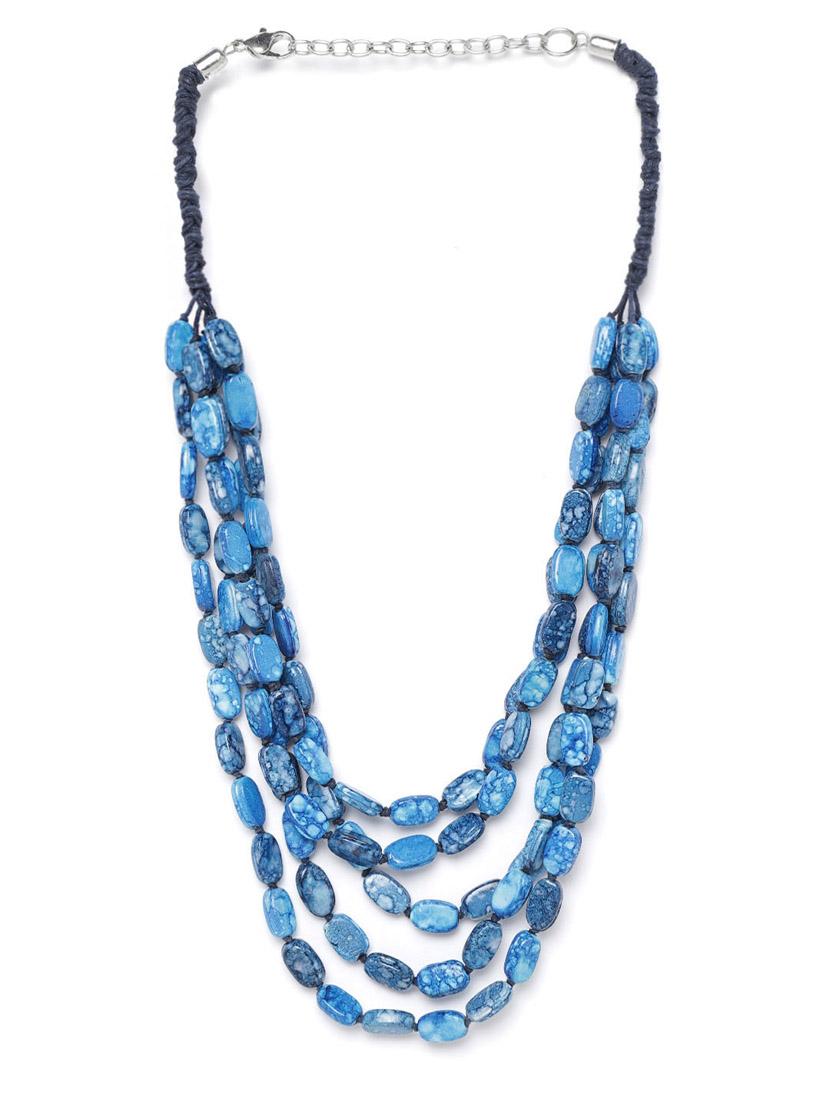 blue wool necklace - 18199026 - Zoom Image - 0