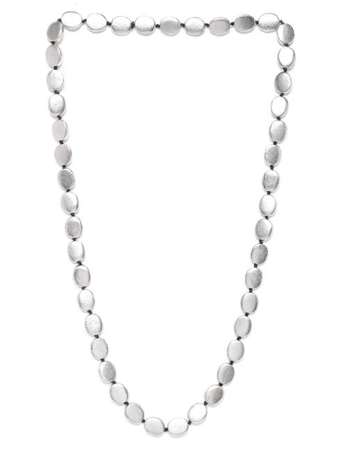 silver metal necklace - 18199077 - Standard Image - 0