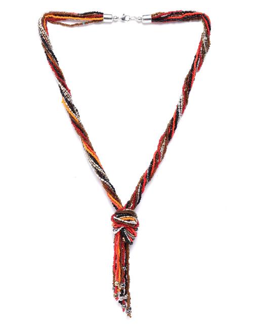 multi colored metal necklace - 18199103 - Standard Image - 0