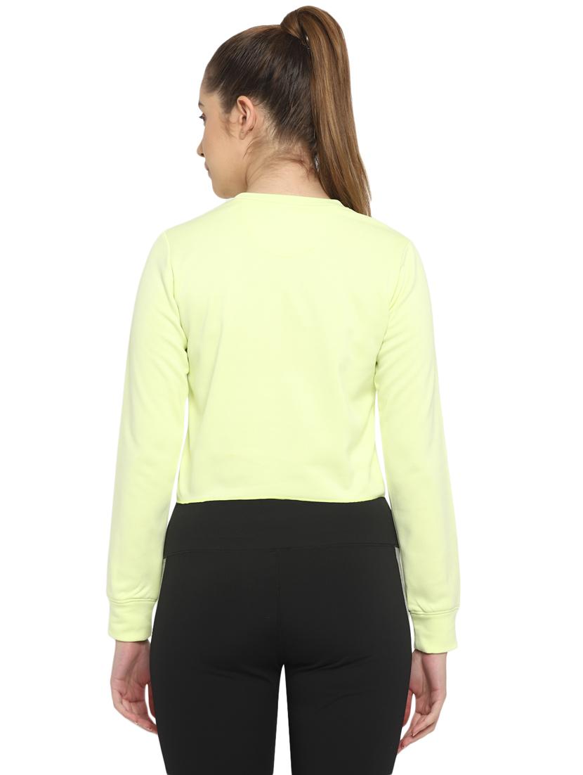 yellow printed sweatshirt - 18200937 - Standard Image - 2