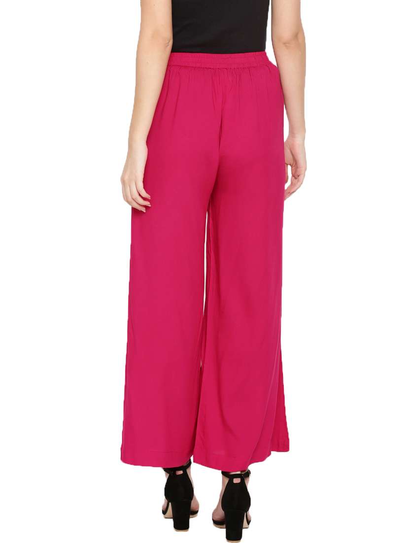 solid straight palazzo - 18203000 - Standard Image - 2
