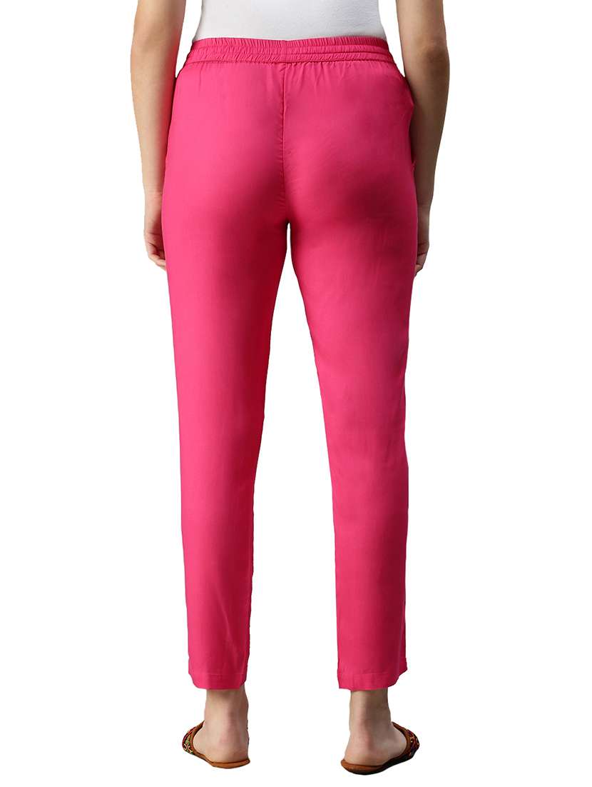 drawstring waist solid legging - 18203031 -  Standard Image - 2