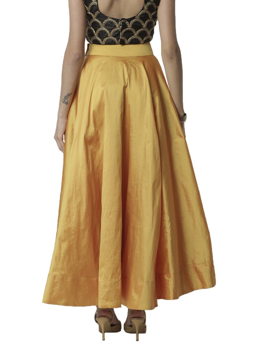 high rise flared skirt - 18203260 - Standard Image - 2