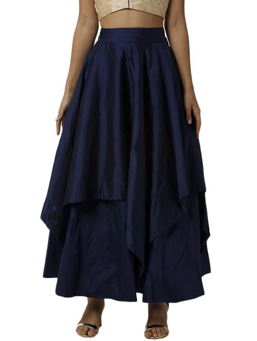 high rise flared skirt - 18203263 - Standard Image - 0