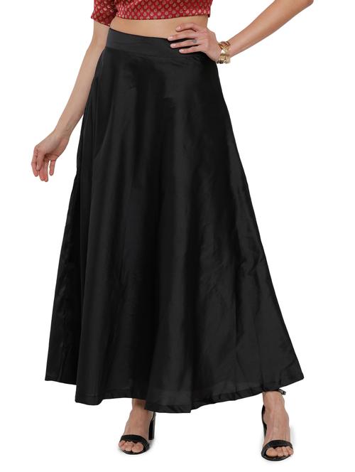 high rise flared skirt - 18203264 - Standard Image - 0