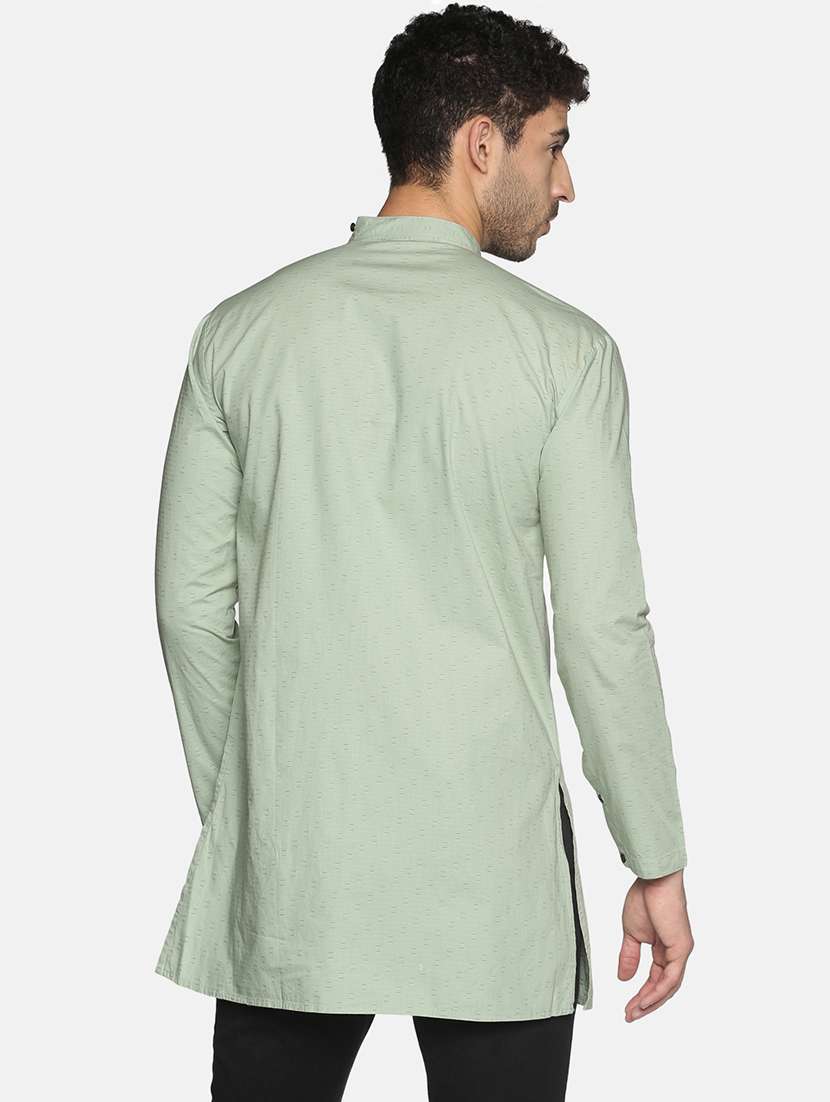 green solid medium kurta - 18203313 -  Standard Image - 2