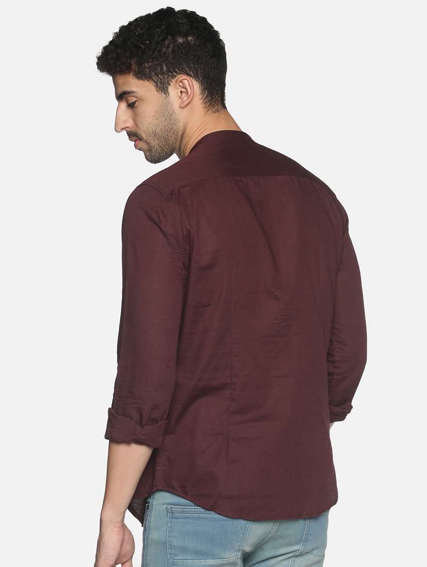 brown solid medium kurta - 18203324 -  Standard Image - 2